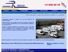 Tablet Screenshot of mudanzasrecio.com